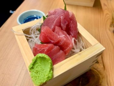 桝盛り199円『おぐろのまぐろ』がロサ会館1階にオープン