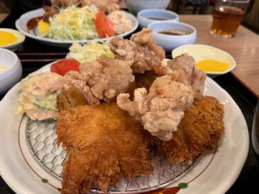 揚げ物万歳！チキン定食のボリュームに驚いた話『鳥良商店 南池袋店』